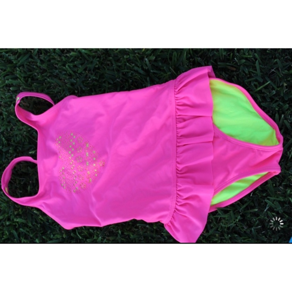Young girl’s one piece swimsuit